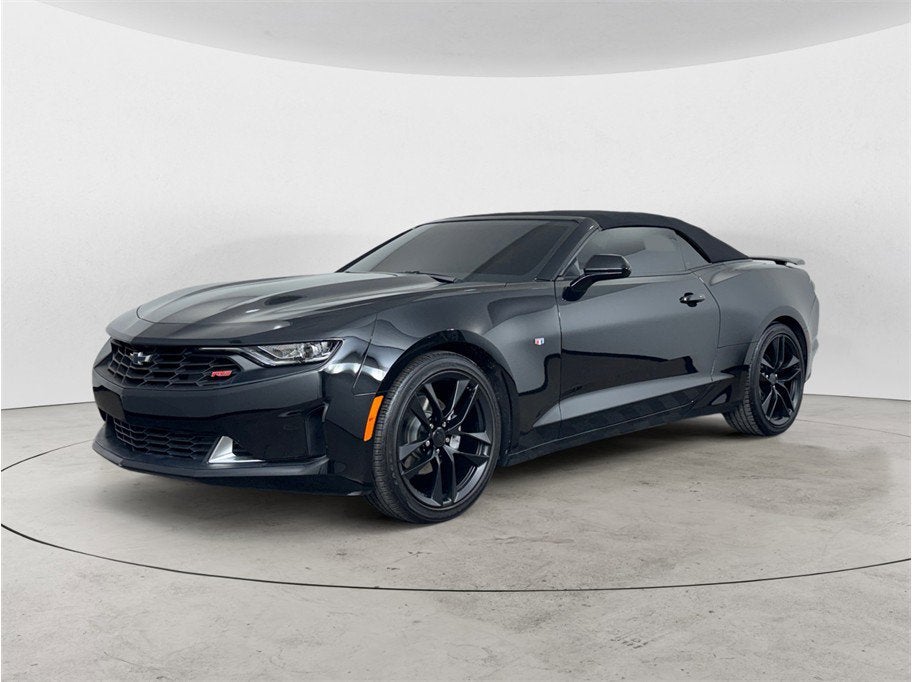 2023 Chevrolet Camaro 2LT in Black — front three-quarter view