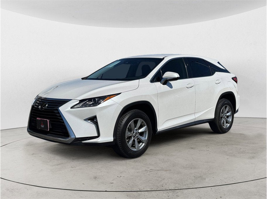 2019 Lexus RX RX 350 Sport Utility 4D in White — front three-quarter view