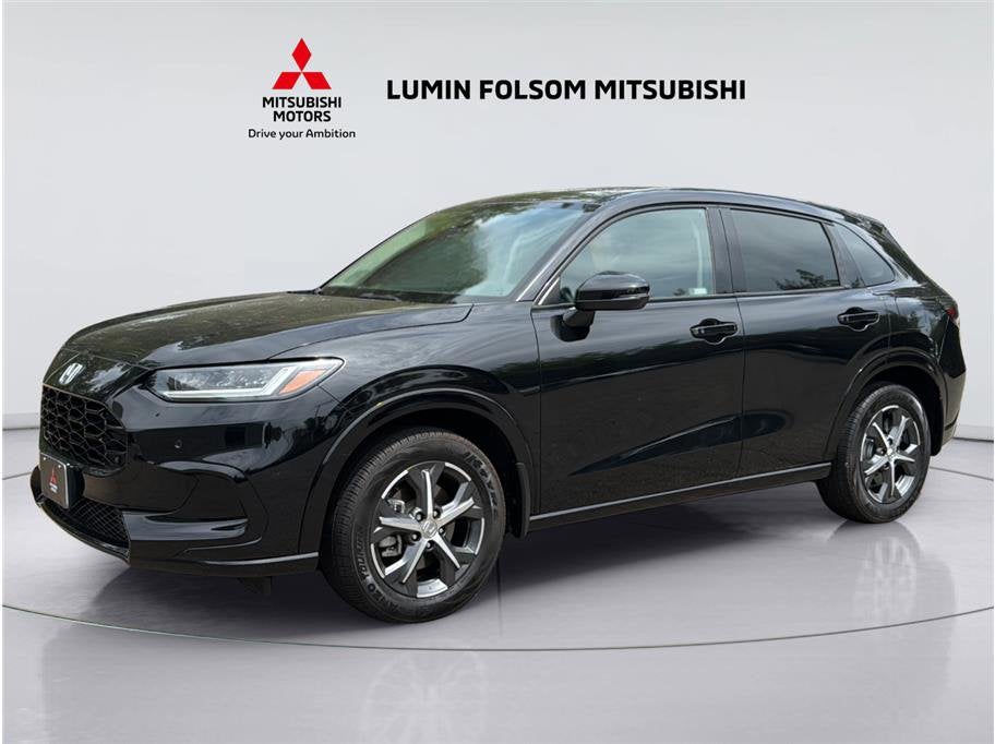 2023 Honda HR-V EX-L in Black — front three-quarter view