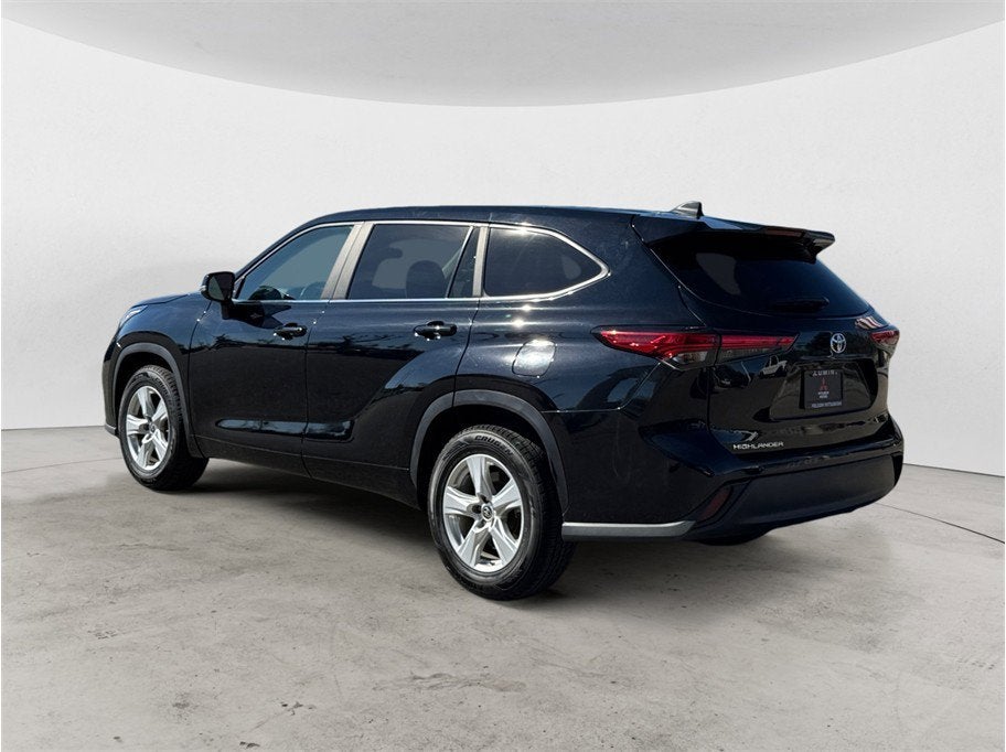 2023 Toyota Highlander — rear three-quarter view