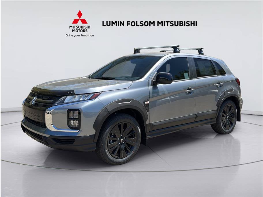 2026 Mitsubishi Outlander Sport Trail Edition Sport Utility 4D in Mercury Gray Metallic — front three-quarter view