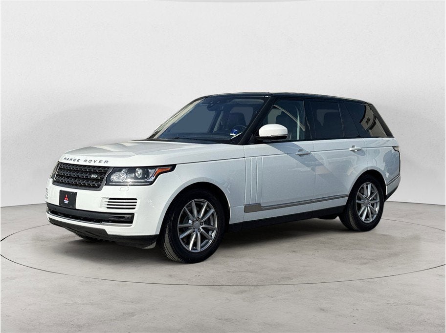 2017 Land Rover Range Rover Sport Utility 4D in White — front three-quarter view