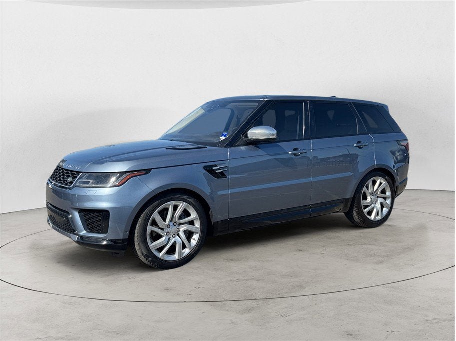 2018 Land Rover Range Rover Sport HSE in Blue — front three-quarter view