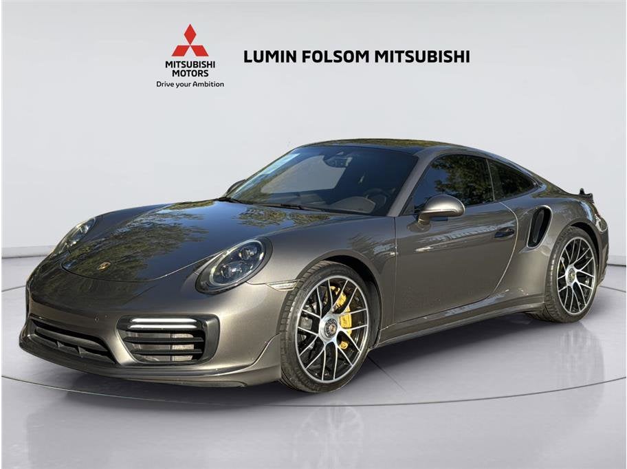 2019 Porsche 911 Aerokit Turbo added $29,390 in Green — front three-quarter view