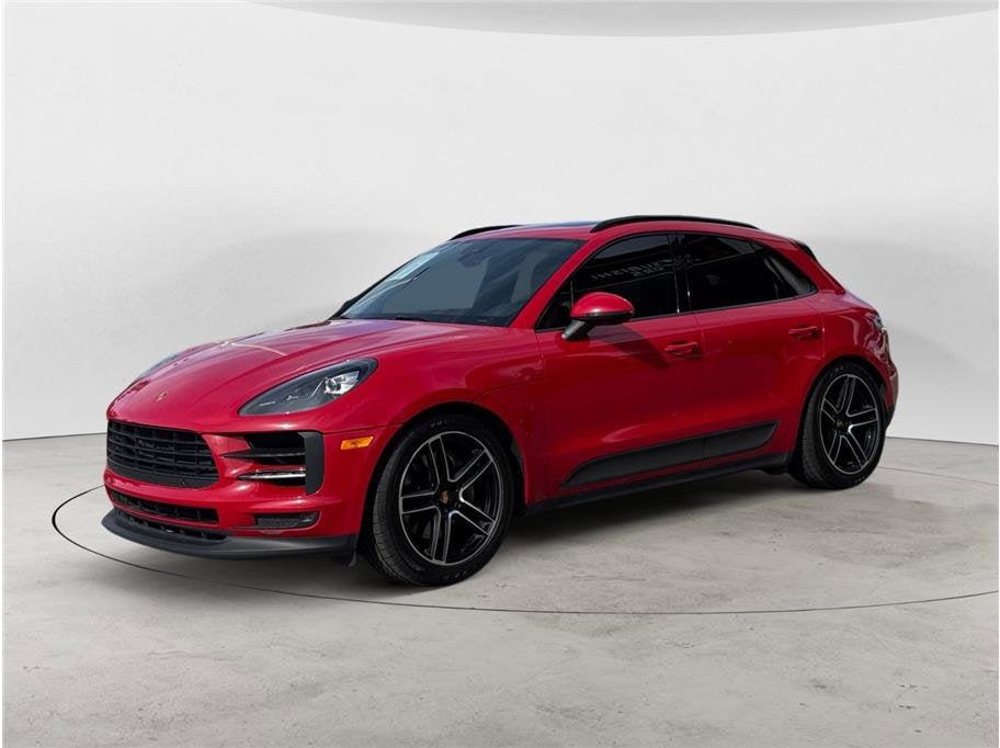 2021 Porsche Macan S in Red — front three-quarter view