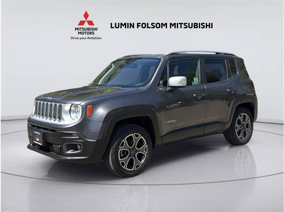 2018 Jeep Renegade Limited in Granite Crystal Metallic Clearcoat — front three-quarter view